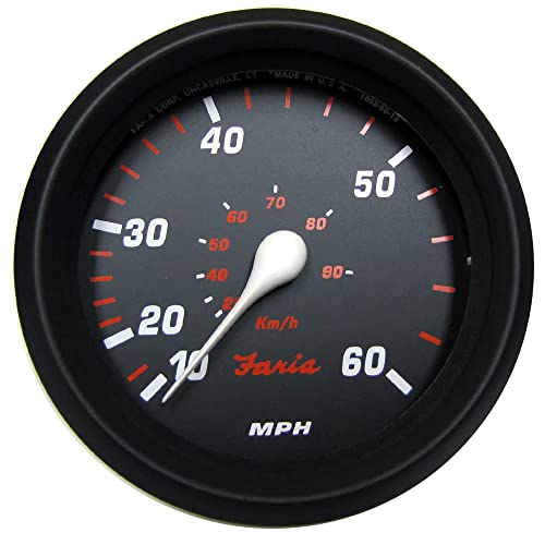 Faria Beede Instruments Faria 34611 Spun Speedometer Gauge 4