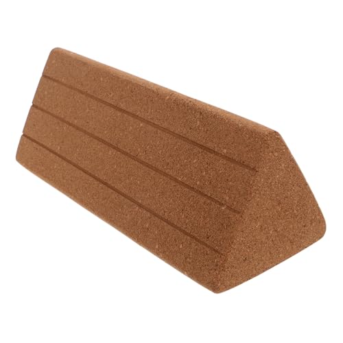 HANABASS Triangle Cork Yoga Blocks High Density Foam Exercise Bricks for Pilates Meditation Lightweight Non Slip Design for Stability Fatigue Relief for Yoga Beginners