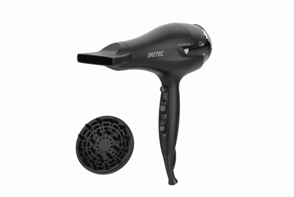 Imetec - Asciugacapelli 2100 watt Nero