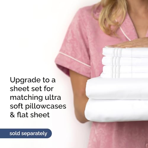Cgk Unlimited 21INCHFITTEDKINGWHITE Extra Deep King Fitted Sheet thumb #6