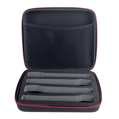 Microphone Holder Case Organiser Travel Bag for 4Pcs Handheld Mic Easy Access Container