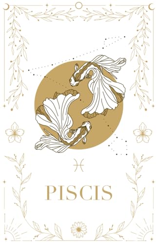 Libreta de Piscis - Diseño zodiacal: cuaderno de notas | libreta rayada | Regalo horóscopo: Cuaderno de 120 páginas rayadas en blanco | Ideal para notas, regalos y colección