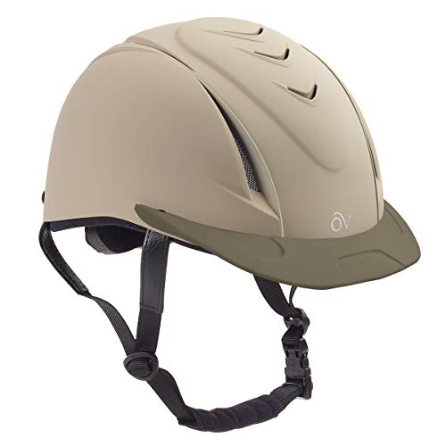 OVATION Deluxe Schooler Equestrian Helmet, Size: XS/S (467566TAN-XS/S)