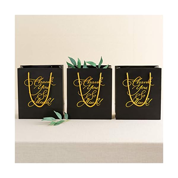 Crisky - Bolsas de regalo de agradecimiento, bolsas de cumpleaños y boda para invitados de hotel, fiesta de bienvenida de bebé, bolsas de caramelo, juego de 25 - Imagen 7