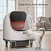 Bashaw Self Cleaning Litter Box, Automatic Cat Litter Box for Multiple Cats, App Control with Safety Sensors, Open Top, Includes Scent Cartridge & Trash Bags #1