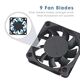 GDSTIME 2PCS 40mm Fan USB DC 5V 4010 Mini USB Computer Fan 40x40x10 mm 4CM Cooling Fans 5500 RPM for Laptop TV box or Small Appliances - Image 6