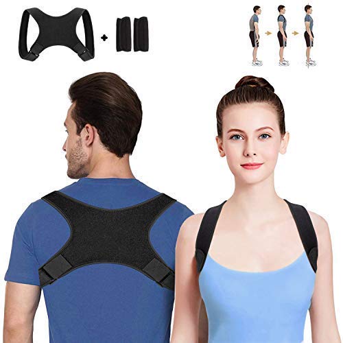 Corrector de Postura, Transpirable y Ajustable Corrector Espalda Hombro para...