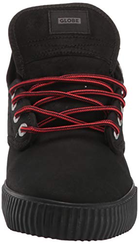 Image of Globe Men's Motley Mid Shoe, Black /Red /Fur, 10 M US