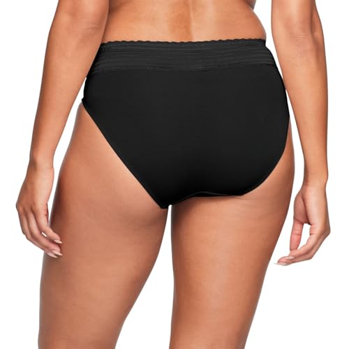 Image of Warner's womens Warners No Pinching No Problems Dig-free Comfort Waist With Lace Cotton Hi-cut Rt2091p