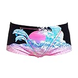 Funky Trunks Badehose Herren Sidewinder Trunk Dolph Lungren, Größe:6