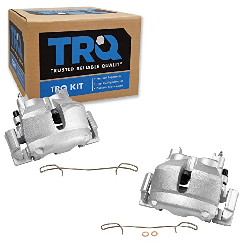 Image of TRQ Front Brake Caliper Set Compatible with 1999-2002 Jeep Grand Cherokee
