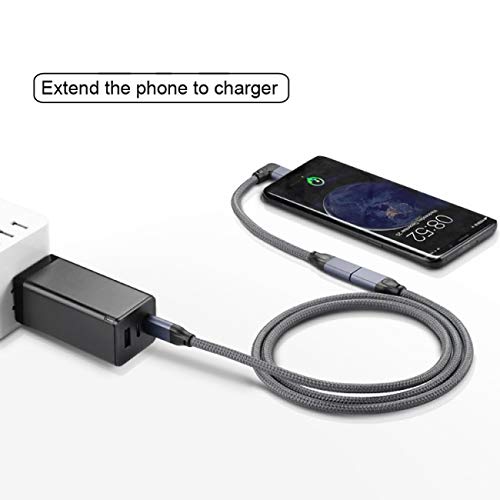 CY Cavo USB-C 480Mbps Tipo-C maschio a femmina angolato cavo di prolunga dati con bloccaggio a vite per fotocamera VR