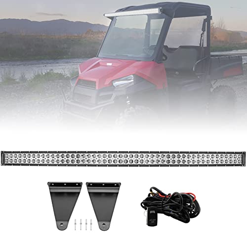 Light Bar Bracket w/Wiring kit Dasen LED Full Size 52' 300W Curved