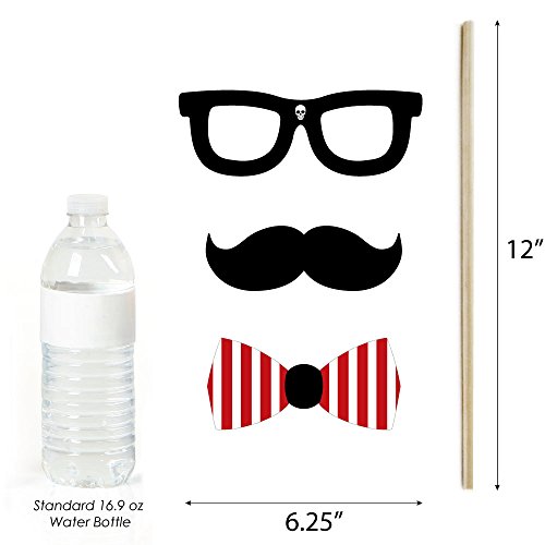Beware Of Pirates - Pirate Birthday Party Photo Booth Props Kit - 20 Count #TOP4