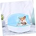 Yardwe Random Color Plastic Hamster Bathroom Small Animal Bath Basin Removable Container for Hamsters Mice and Gerbils for Saunas and Showers