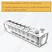 4E's USA Magnetic Bead Rack Separator with Removable Magnet - Aluminum Magnetic Separator for Purification of DNA, RNA Holds 16 (1.5 mL) Eppendorf Tubes, Microcentrifuge Tubes