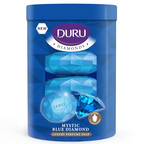 DURU Diamonds Mystic Blue Sabun, 90Gramx4
