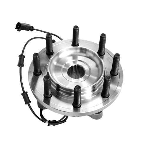 Image of Detroit Axle - 4WD Front Wheel Bearing Hub for Dodge Ram 2500 3500, Hub Bearing 2009-2011 Ram 2500 3500 Replacement Wheel Bearing and Hub Assembly Set, Pair Hubs