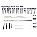 HFS(R) 18 PCS No.10 HSS Keyway Broach Set in Fitted Box, Precision Ground Teeth, 4 Broaches and 9 Bushings