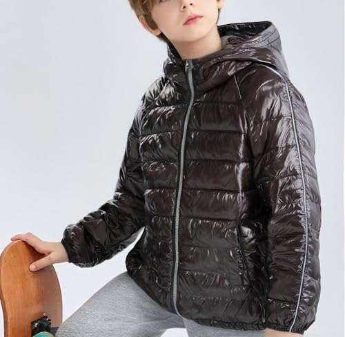 Teenage Boys' Lightweight Hooded Down Jacket - Warm, Waterproof, and Windproof Winter Coat for Kids2