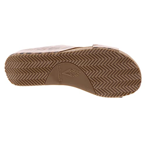 Volatile Women's Ablette Wedge Sandal, Bronze Leopard, 6 #TOP2