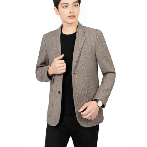 Blazer en laine décontracté homme veste mi-saison du bureau au dîner - 3