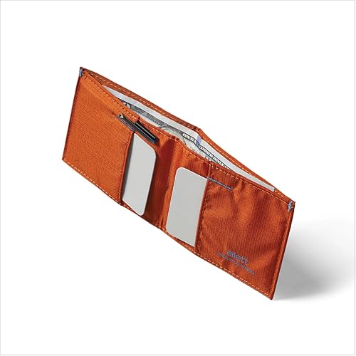 Image of Allett Sport Wallet, RFID Blocking Slim (Nylon, Potters Clay)