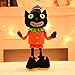 BENREN Poupées Rétractables d'halloween ， Accessoires de Décoration de Fenêtre d'halloween ， Figurines de Chat Noir,Black