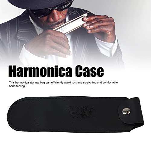 FOLOSAFENAR Sac de Rangement en Cuir pour Harmonica, résistant à l’usure, Sensation de Main Confortable, étui en Cuir pour Harmonica, PU, Excellente Protection pour Les Voyages - Les Beatles, Paul McCartney, John Lennon, RIngo Starr, George Harrison FOLOSAFENAR Sac de Rangement en Cuir pour Harmonica, résistant à l'usure, Sensation de Main Confortable, étui en Cuir pour Harmonica, PU, Excellente Protection pour Les Voyages – Image 3