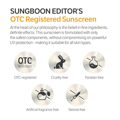 Image of SUNGBOON EDITOR Daily Invisible Blurring Sunscreen with Broad Spectrum SPF 40 Invisible Sunscreen for Face, Makeup Primer spf, 50ml, 1.69 fl.oz, Oil Free, Weightless (Pack of 2)