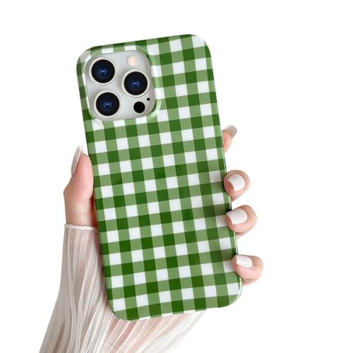 Coque iPhone 15 Pro antichoc et fine contre les rayures motif vert