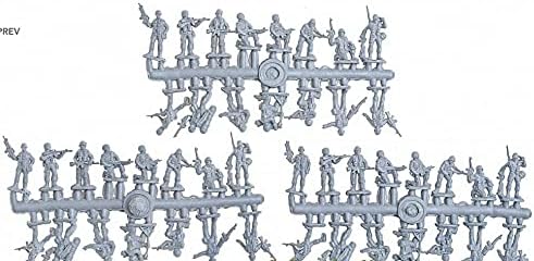 Miniatura 5 de Mars Figures 72003-1/72 U.S. Soldiers Modern Scale Kit de modelo de plástico