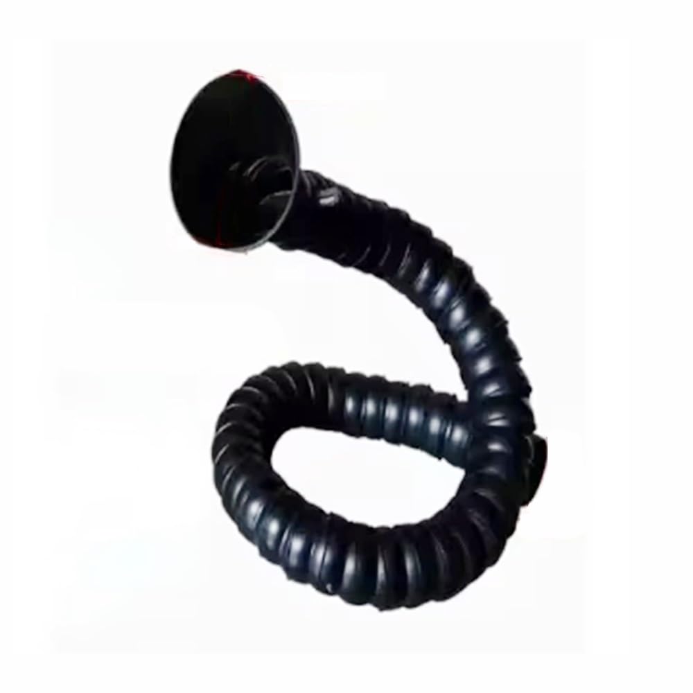 1 conducto flexible de ventilación for extracción de humos - Campana extractora de gases de succión con tubo de bambú ajustable - 50 mm y 75 mm(50mmX1m round)