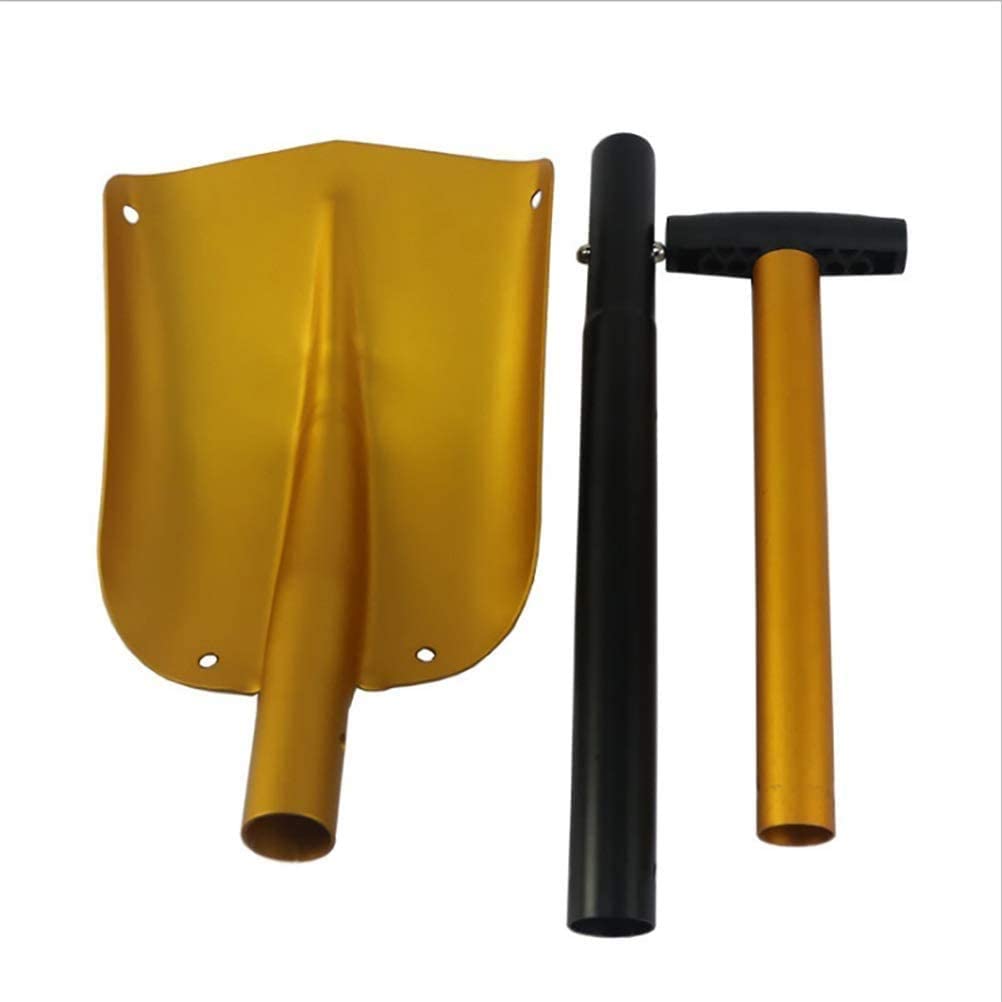 Schneeschaufel, Outdoor-Gartenarbeit, Pflanzschaufel, Lange Teleskopschaufel, Aluminiumlegierung, Auto, multifunktional, tragbar, abnehmbare Kombination, Schneeschaufel 1105