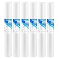 PUREPLUS 20 Micron 20" x 2.5" Whole House Sediment Home Water Filter, 20-inch Sediment Pre-Filtration, Replacement Cartridge Aqua Pure AP110-2C, Pentek P1-20/SP-P1-20/PX01-20, 6PACK