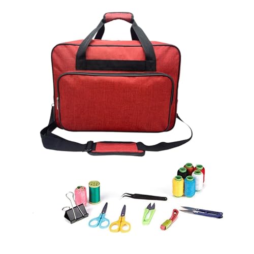 Sac de rangement machine à coudre avec poches et poignées de voyage - 4