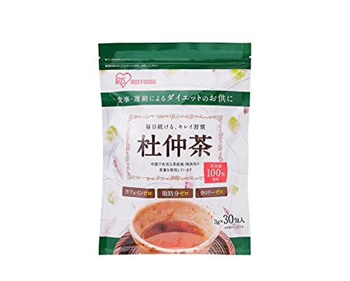 アイリスオーヤマ 杜仲茶 3g ×30包 90g 健康茶 ノンカフェイン カロリーゼロ 脂肪ゼロ