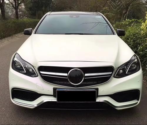 Calandre avant Benz Classe E W212 maille de capot robuste noire - 6