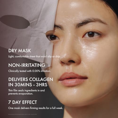 Image of EPODE Reboot & Glow Collagen Duo Face Mask 4-Week Program | Intensive At-Home Care Program for Glass Skin | 0.16 fl. oz. Ampoule + 0.05 oz. Mask Sheet | Powered by EPODEPTH Technology