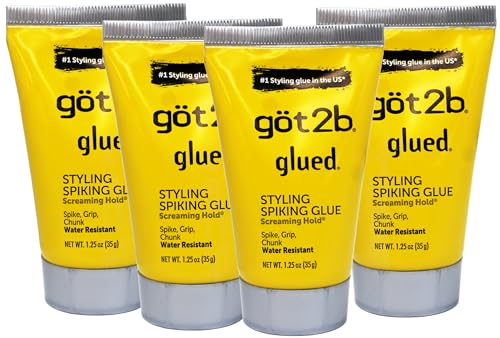 Schwarzkopf got2b Glued Styling Spiking Glue 1.25 oz (Pack of 4)