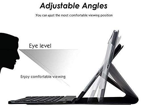 Image of HOM Tri Fold Wireless Bluetooth Keyboard with Detachable Tablet Case Cover for OnePlus Pad 2 Cover 12.1 inch