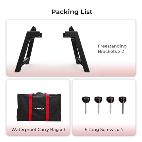 Image of CAMPLUX AY132 Freestanding Stand and Carry Bag for Outdoor Propane Tankless Water Heater AY132