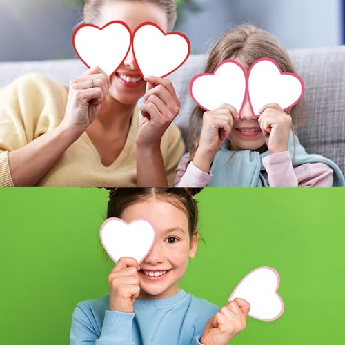 90 peças de papel com recortes de coração, cartões em forma de coração, 14 cm, recortes de papel par