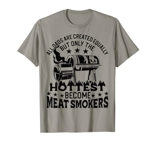 Mens Meat Smoker Dad BBQ Barbecue Smoking Grilling Pitmaster T-Shirt