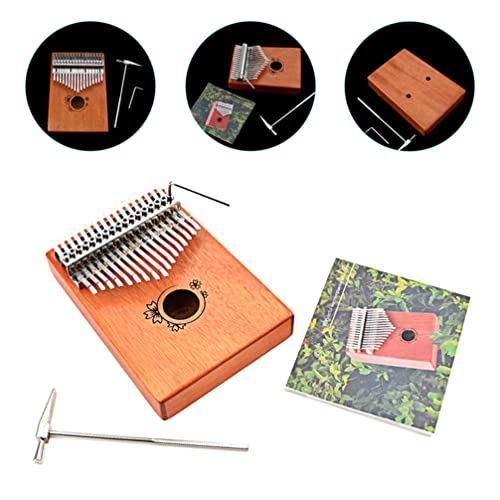 BIENKA 17 Touches Kalimba Pouce Piano avec Marteau en Bois Mbira Doigt Piano Instrument De Musique Cadeaux for Enfants… - Les Beatles, Paul McCartney, John Lennon, RIngo Starr, George Harrison BIENKA 17 Touches Kalimba Pouce Piano avec Marteau en Bois Mbira Doigt Piano Instrument De Musique Cadeaux for Enfants… – Image 4