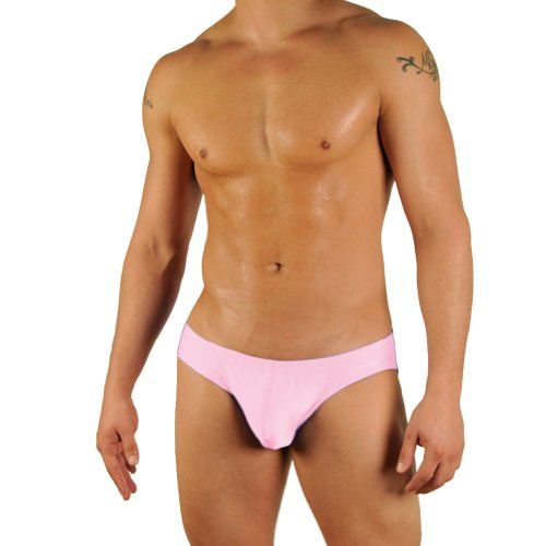 Gary Majdell Sport Mens Solid Baby Pink Contour Pouch Bikini Swimsuit Size X-Large