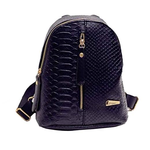 Mochilas Casual de Viaje de Tela Oxford de Personalidad de Moda Bolsa Antirrobo Paquete de Viaje y Ocio para Mujeres y Chicas Diario Messenger Bag Backpack (E)