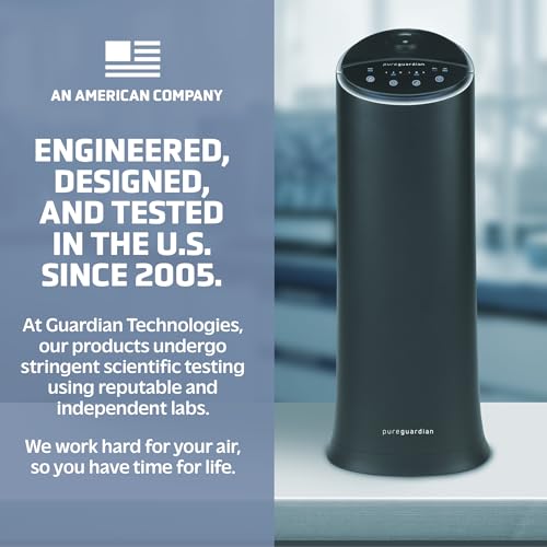 Pure Guardian Ultrasonic Cool Mist Humidifier, 100 Hour Run Time, 1.5 Gallon Tank, 440 Sq. Ft. Coverage, Medium Rooms, Quiet, Filter Free, Black, H3200BAR by PureGuardian - Image 6