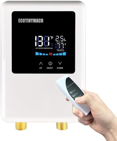 Amazon.com: ECOTINYMACH Tankless Water Heater Electric 220V, 3500W