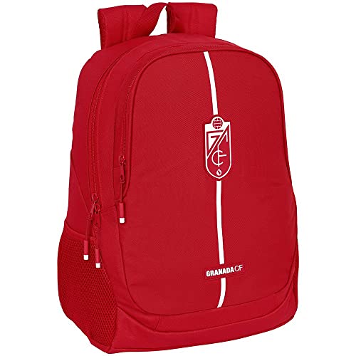 Sac à dos scolaire Granada C.F. Safta rouge de dimensions 32x16x44 cm